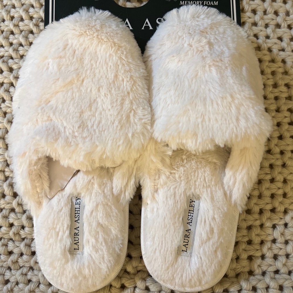 Laura Ashley Slippers, just tried on never worn